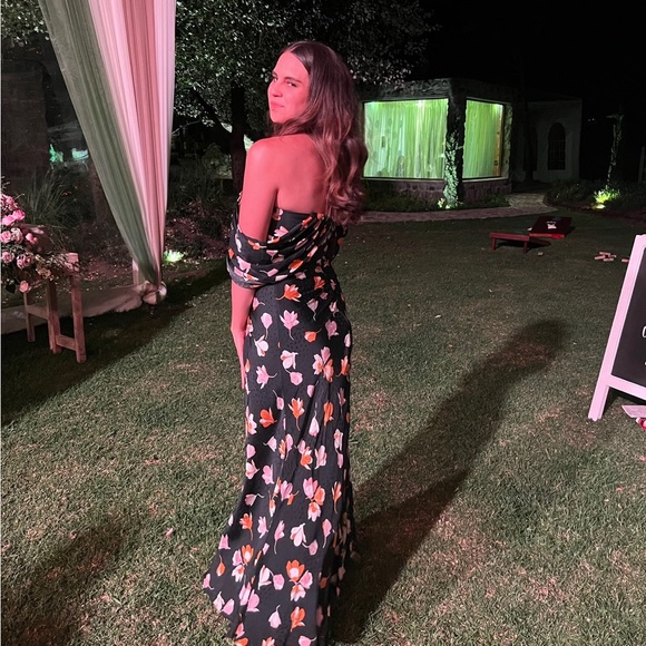 Self Portrait Off-Shoulder Floral Printed Dress - Picture 3 of 3